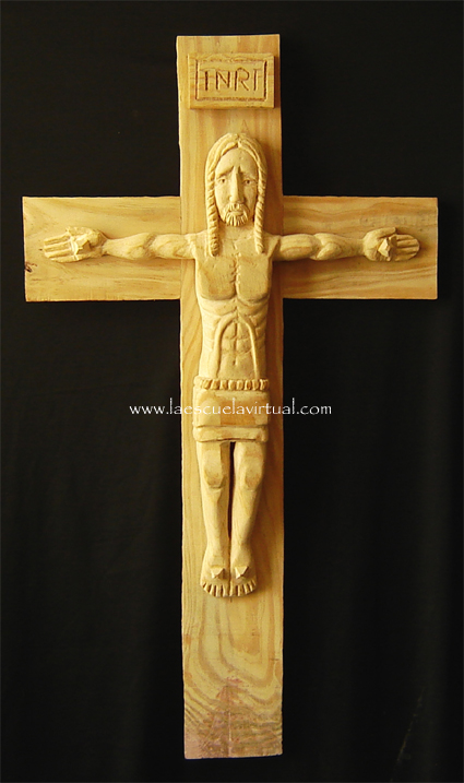 Featured image of post Cristo Tallado Madera Escultura tallada en madera y dorado se convirti en una l mpara