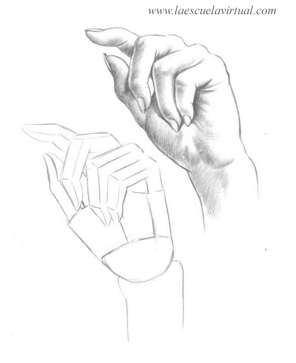 Como dibujar las manos pasrte 2 tutorial gratis curso online how to draw  hands drawing draw dibujo lapiz dedos